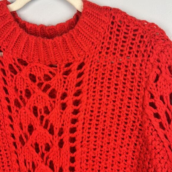 Lou & Gray large open knit crewneck sweater - Picture 2 of 8